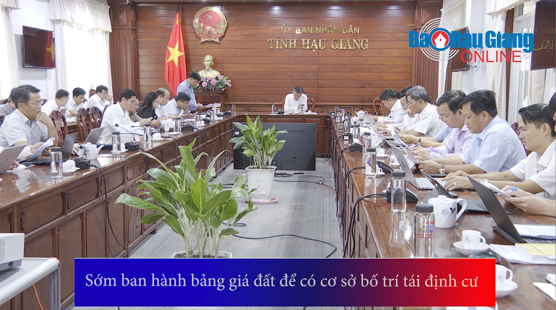 Sớm ban hành bảng giá đất để có cơ sở bố trí tái định cư